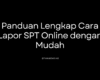 cara lapor spt online